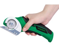 Hammersmith SharpSpin - Daadloze universele snijder - Elektrische schaar - Kartonsnijder - Rolmes - Zelfslijpend mes - Accuschaar - Snijdt leer, PVC, tapijt, karton en meer