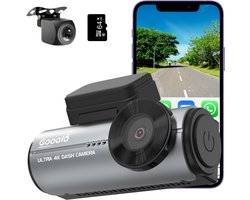 Gooala® Dashcam Ultra 4K voor Auto Voor en Achter- 4K & 1...