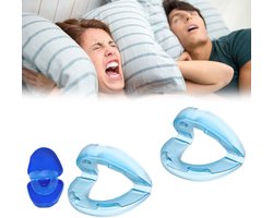 Anti-snurkcorrector, herbruikbaar, stille slaapcorrector, blauw - verpakking van 1 stuks