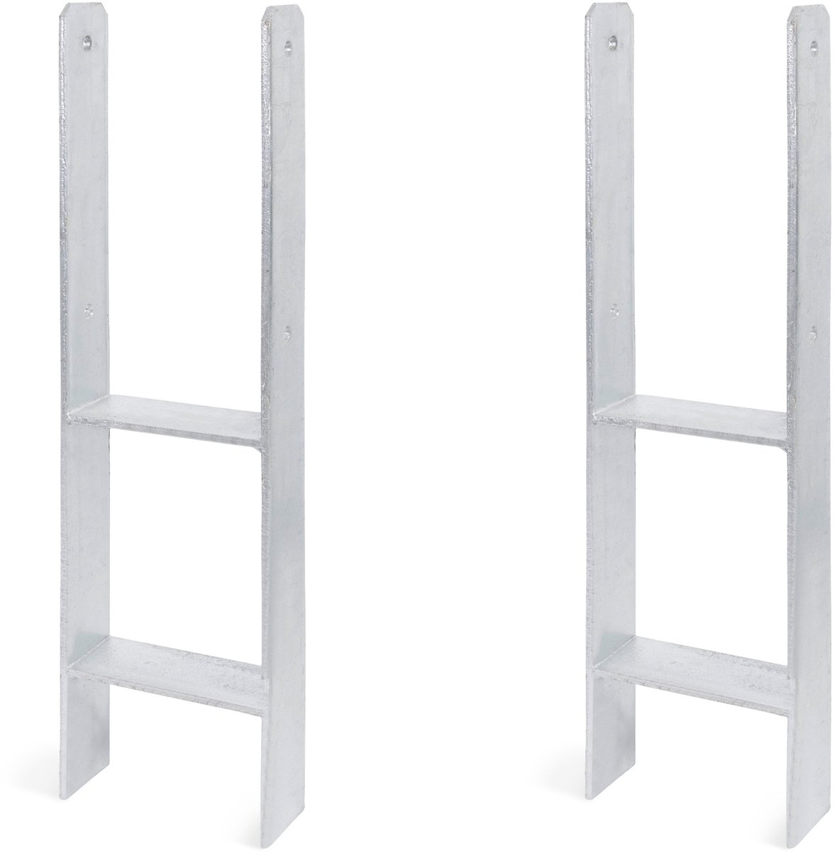 Alberts 2 x H-paaldrager, 141x600 mm, materiaaldikte 6 mm, diepte 60 mm, thermisch verzinkt