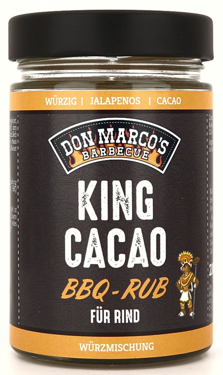 Don Marco's - King Cacao - BBQ RUB - 220 gram