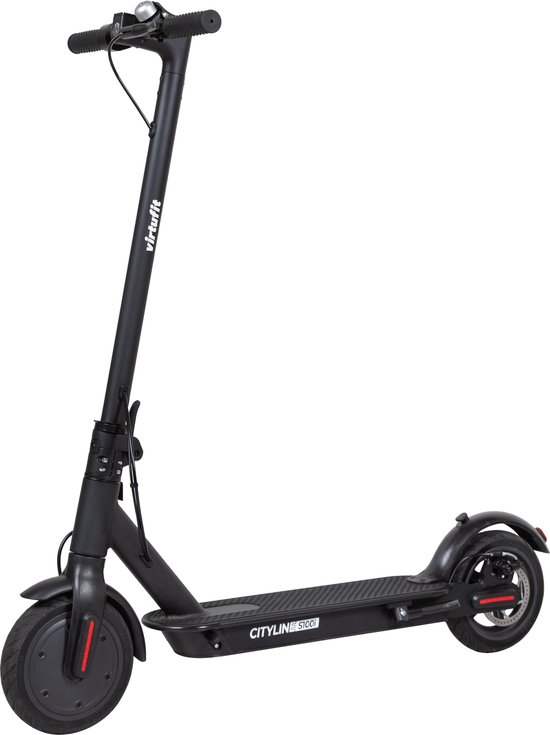 VirtuFit Cityline S100i E-Step - Elektrische Step voor Kinderen en Volwassenen - Max 25 km/u - Cruise Control - 3 Rijstanden - App Compatibiliteit - Max 120 kg - 10 t/m 12 km Actieradius - Opvouwbaar