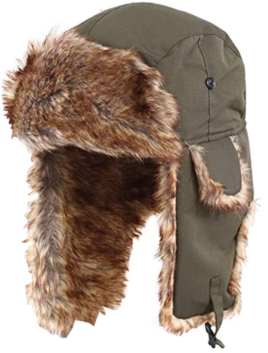 Ruige Muts Russische Muts - Oorwarmers Winter - Waterdicht en Warm - Voor ...