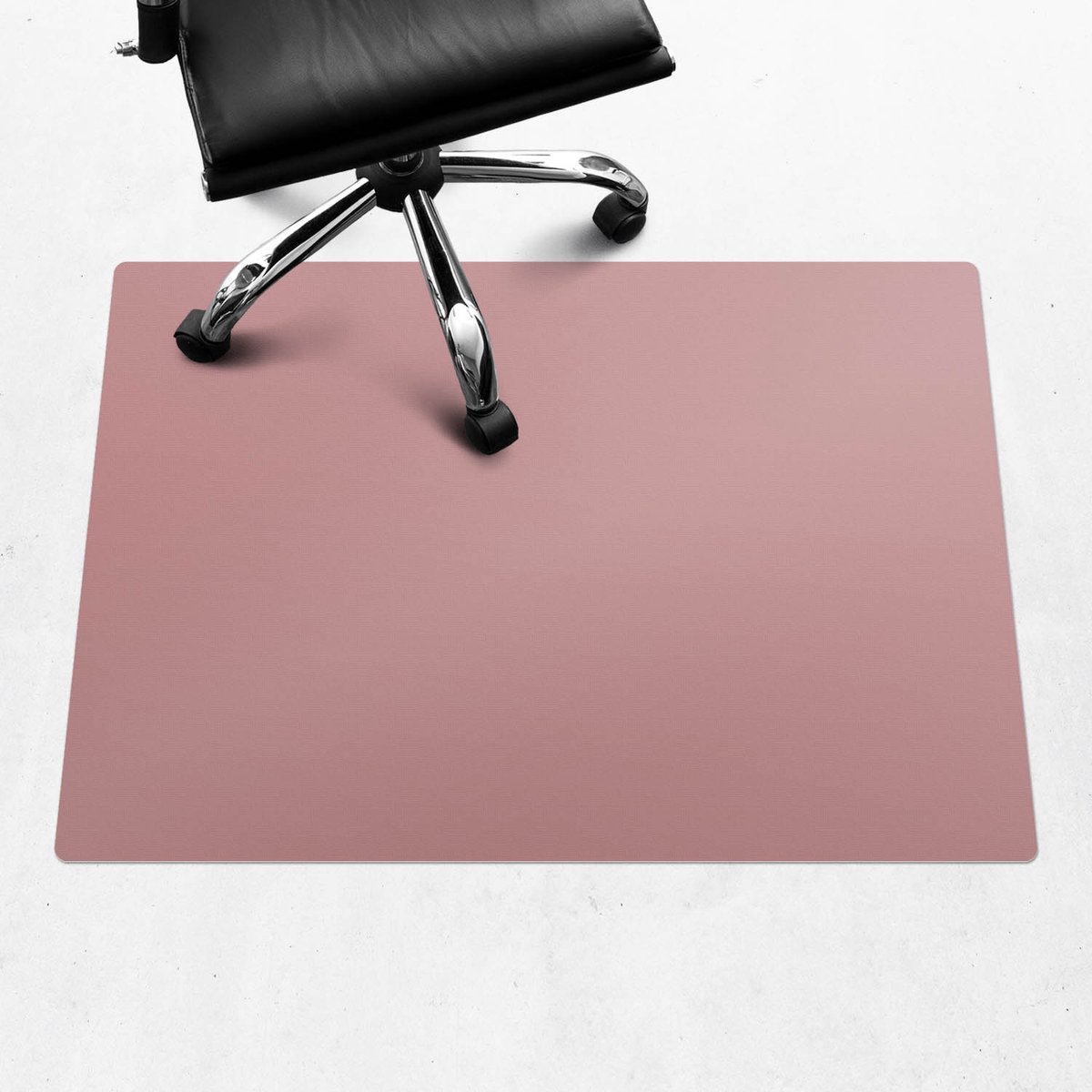 Wallfluent - Vloerbeschermer Stoffig roze - 100x70 cm - Roze Bureaustoel Vloerbeschermer - Rechthoekig - PVC Vloerbeschermer-Stoel Mat-Kantoordecoraties - Levendige en warme kleuren