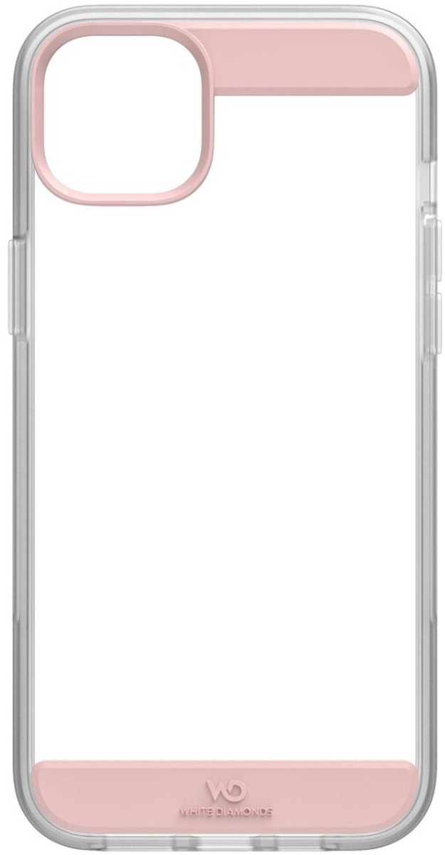 White Diamonds Air Protection Cover Voor Apple IPhone 14 Plus Roze Goud