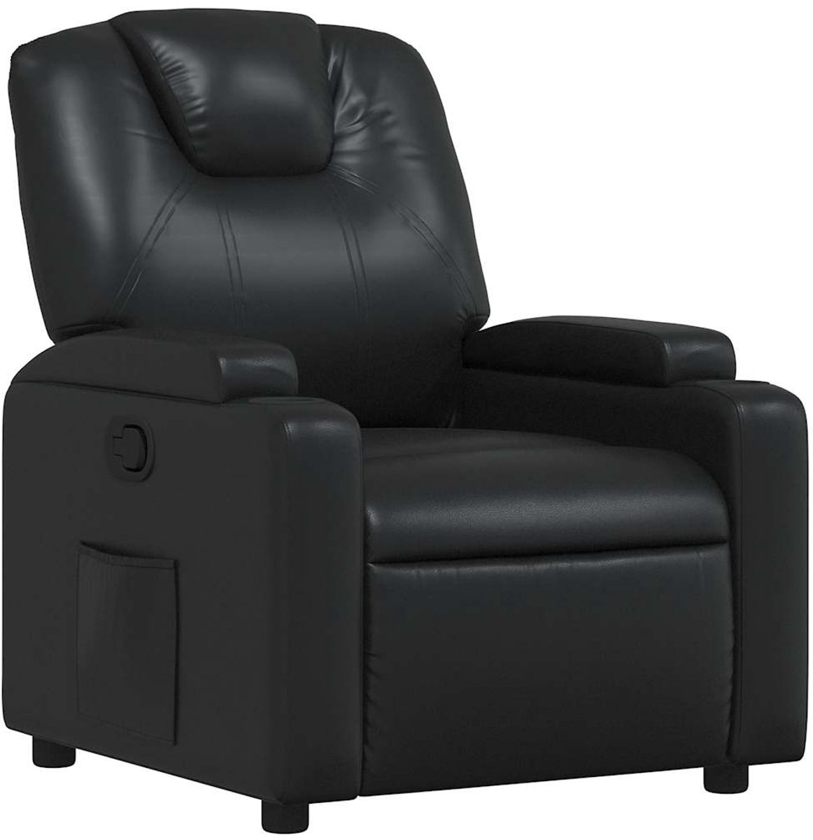 vidaXL Relaxfauteuil - Zwart - Kunstleer