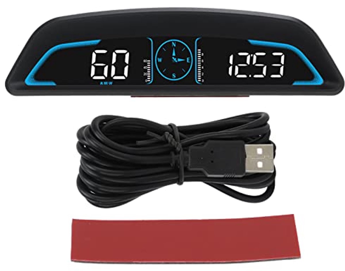Car HUD Display - Model HD - Automatische Helderheidsaanpassing - Veiligheidsalarm