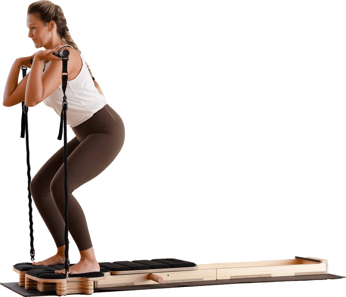 Casada Flowletic Trainingsboard Hout met Elastische Banden - Casada - €299,00