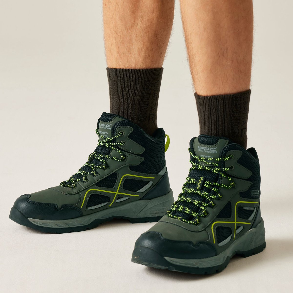 Laarzen Wandelen Heren Waterproof Ademend Comfortabel Vendeavour Groen