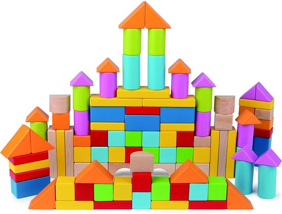 Hape Wonderful Beech Blocks - 101 Pcs van Hape — afbeelding 4