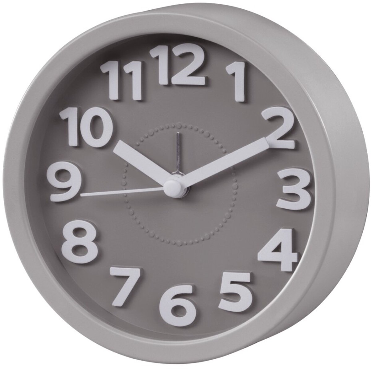 Hama wekker- Retro - Rond- Taupe bruin