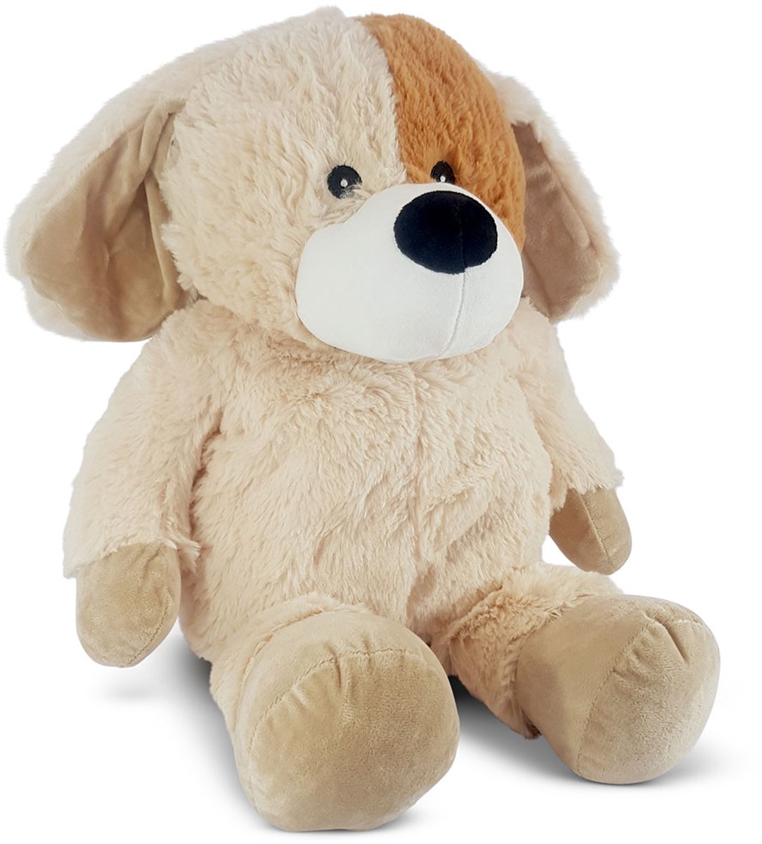 Knuffel met jouw ingesproken bericht [MP3 + Microfoon] | Hond / Hondenknuffel 45cm | Inclusief Voice Recorder | Cadeau: Valentijn – Moederdag – Vaderdag – Kraamcadeau | Knuffel met geluid met jouw eigen stem | Knuffel Boodschap – Message in a Cuddle — afbeelding 3
