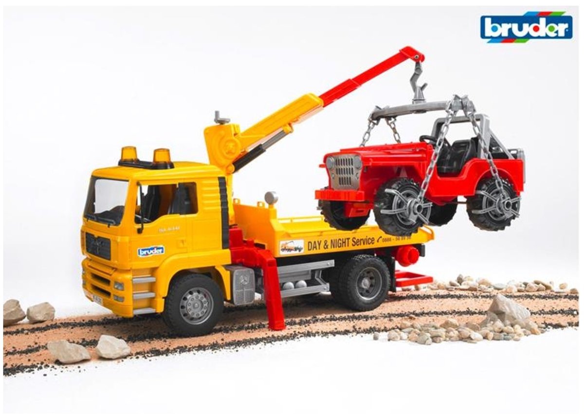 Bruder Man TGA Takelwagen — afbeelding 4