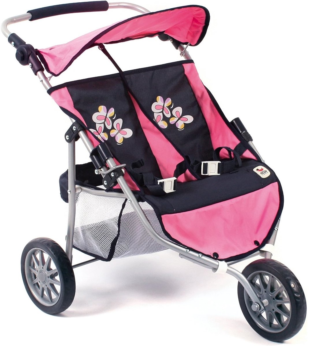 Bayer Chic 2000 Tweeling Poppenwagen Jogger