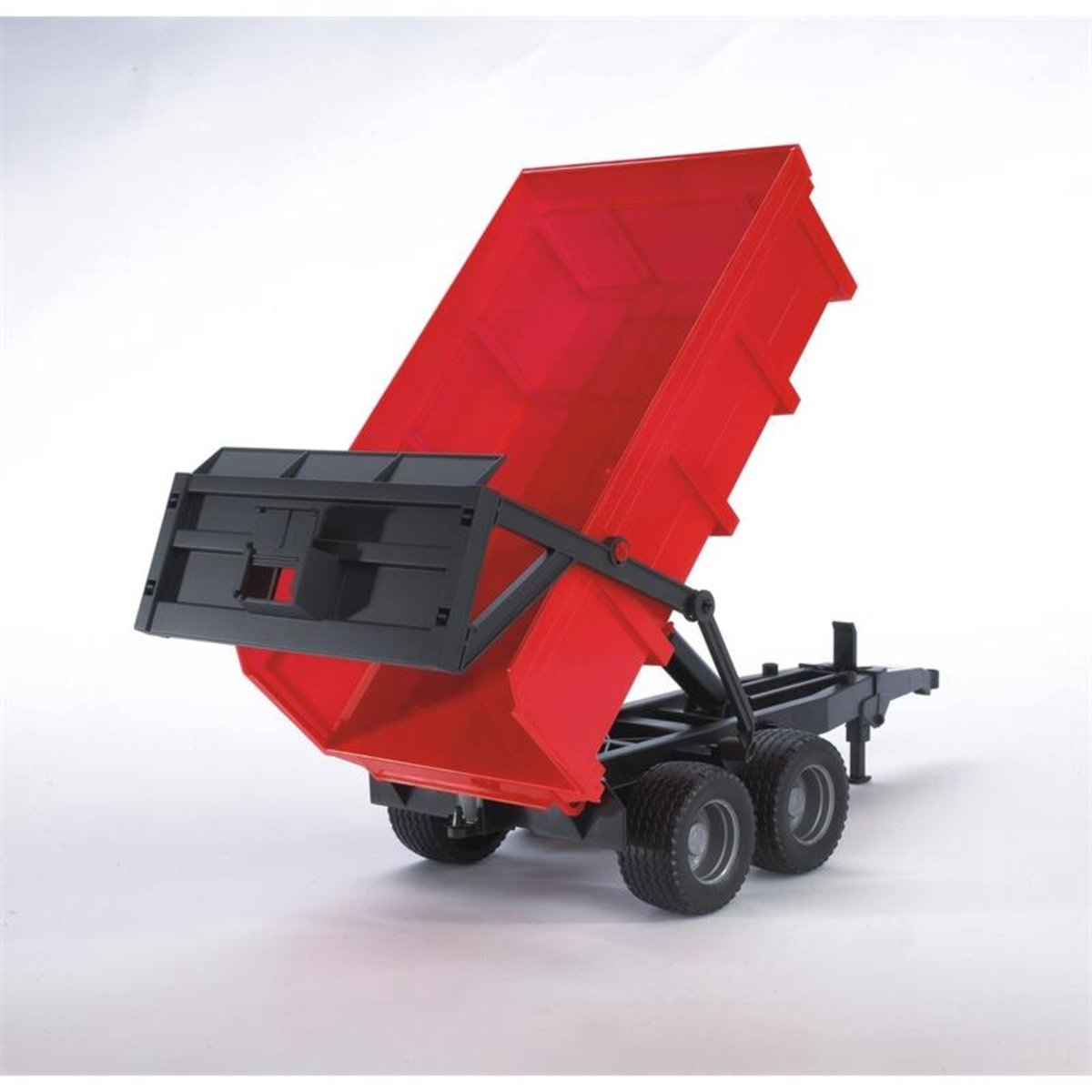 Bruder Kieptrailer Rood – kiepbare aanhanger met automatische klep thumbnail 3