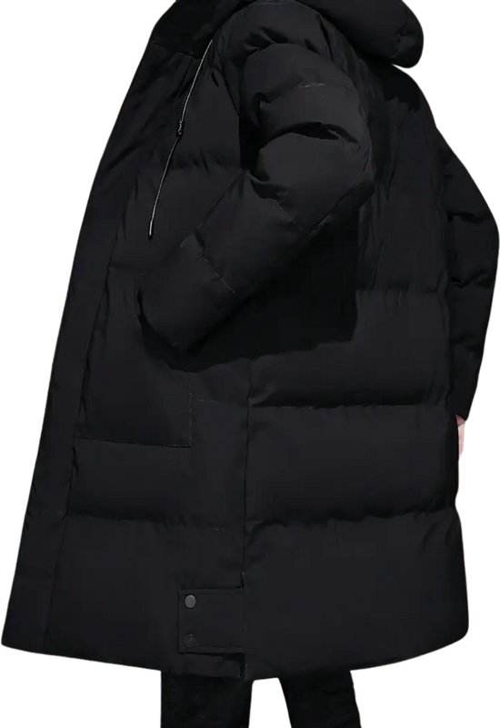 Livano Winterjas Heren - Parka - Winter - Jas - Volwassen - Stijlvol - Zwart - XXS