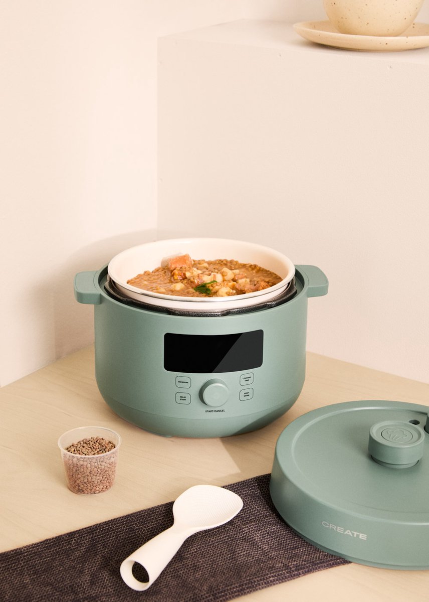 CREATE - 4L Programmeerbare multifunctionele elektrische snelkookpan Sage - PRESSURE COOKER STUDIO thumbnail 3