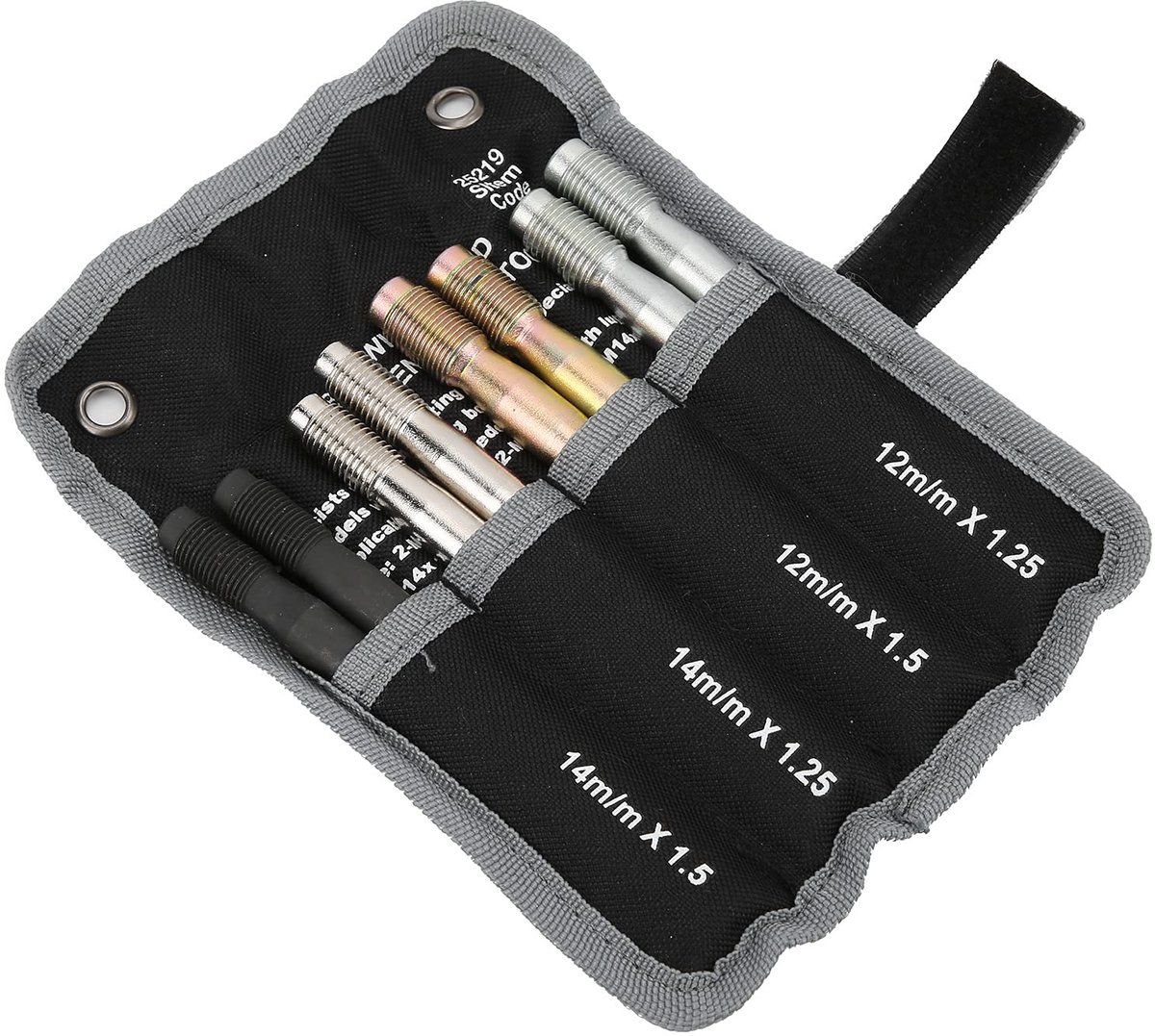 8 Stuks Staal Legering Positionering Tool M14 x 1,5 en M12 x 1,5 Voor Auto Banden Reparatie Gereedschap