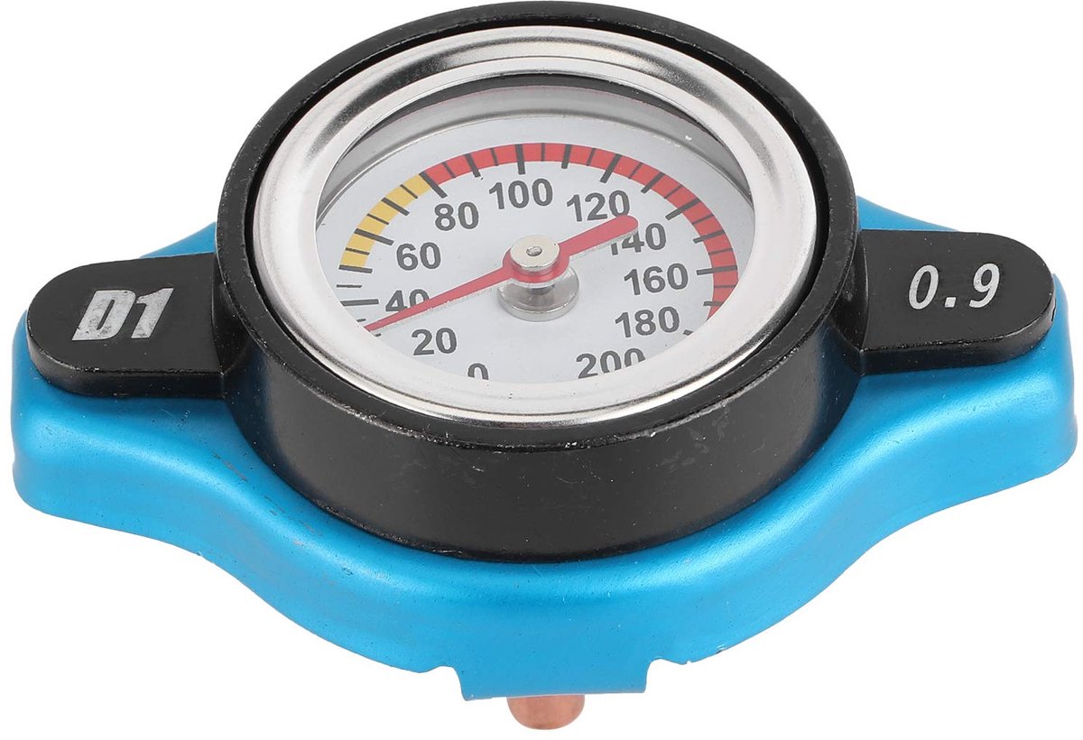 Thermostatischer KÃ¼hlerdeckel 0,9 bar - Universelle Waterdicht met Temperatuurindicator - Kleine Hoofd
