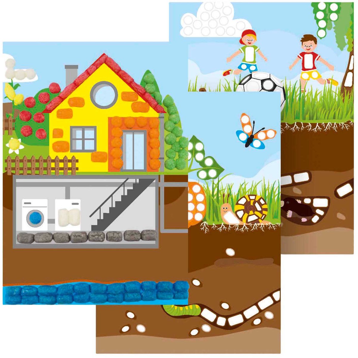 PlayMais eduline above & below
