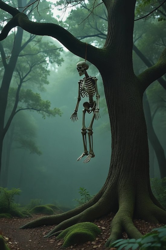 Halloween skeletten sfeerlichtjes » Crea met kids