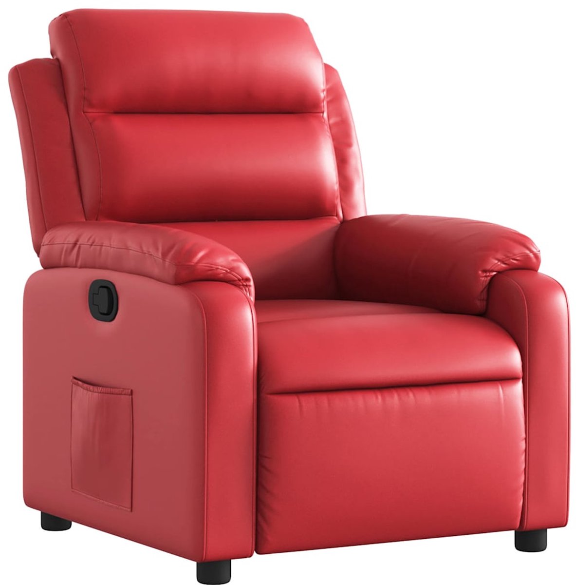 vidaXL Fauteuil - verstelbaar - kunstleer - rood