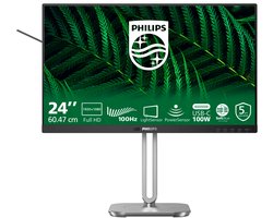 Philips 5000 series 24B2G5301/00 computer monitor 60,5 cm (23.8") 1920 x 1080 Pixels Full HD LCD Zwart