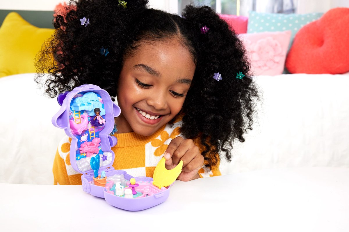 Polly Pocket Knus Dromenland Schaap - Compacte Speelfigurenset — afbeelding 7