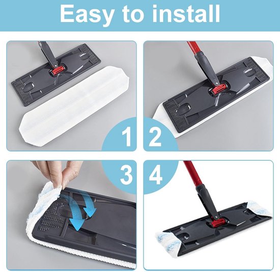 Geschikt voor het Vileda H2prO/ O-Cedar H2prO Flat Mop System