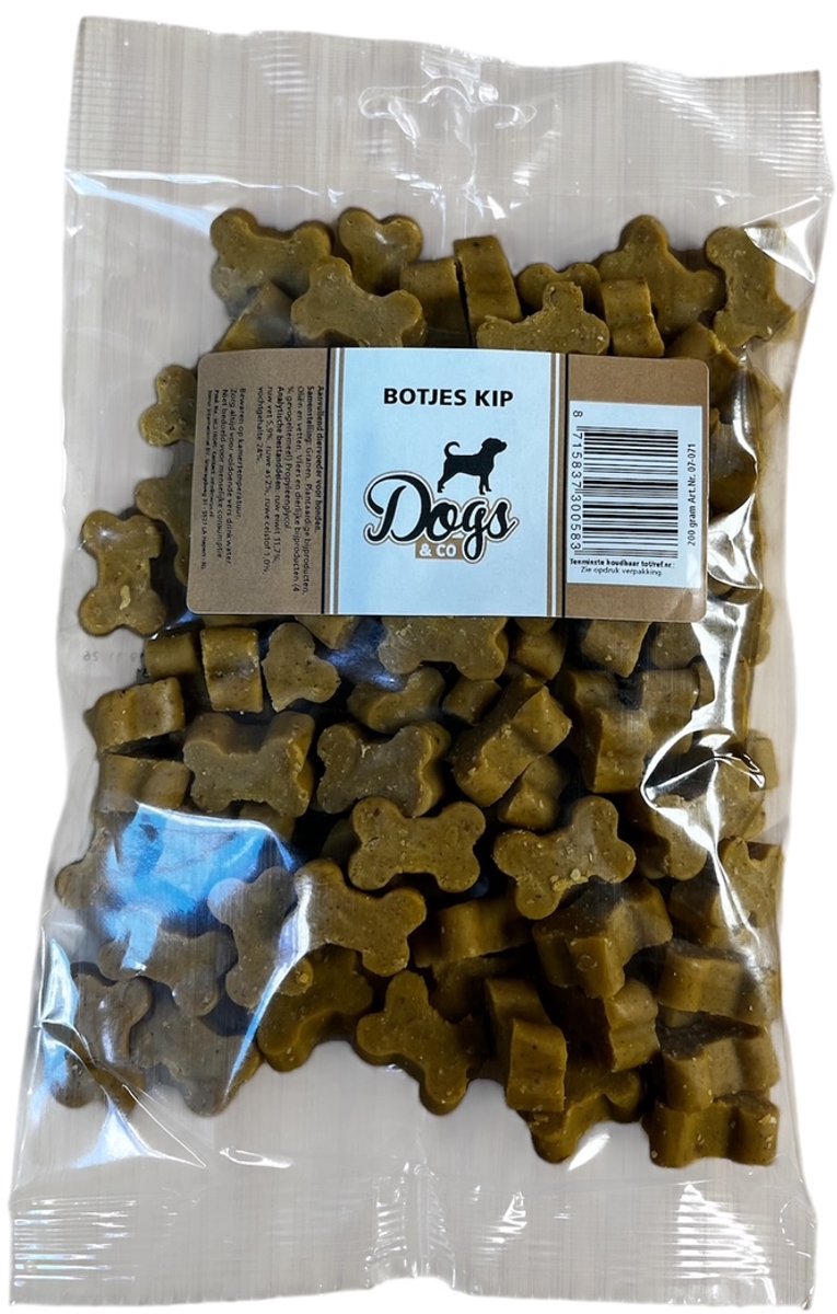 Multipack Dogs&Co Snacks 3x 200gram Kip trainers - Hondensnacks - Puppytrainers - Hondenkoekjes zacht