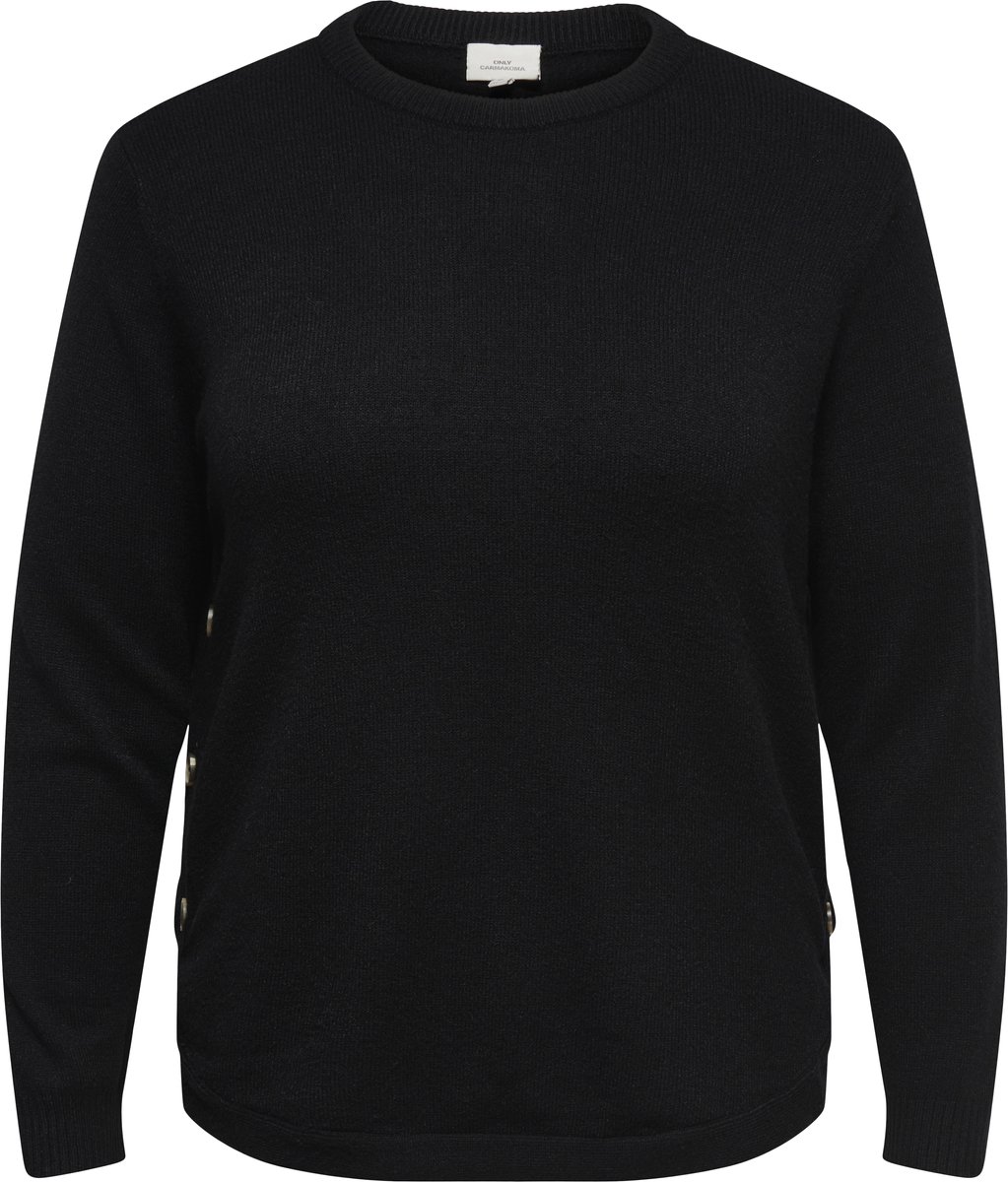 ONLY CARMAKOMA - CARMARGARETHA LS BUTTON PULLOVER KNT - Dames - Gebreide truien