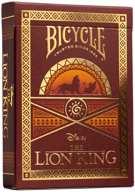 Bicycle Disney The Lion King Inspired Playing Cards - Premium Speelkaarten - Poker - Ultimates - Officieel gelicentieerd