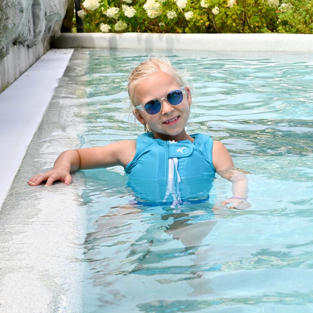 Watrflag swim suit Marseille Kids Turquoise - zwemvest / drijfvest voor kinderen — afbeelding 10