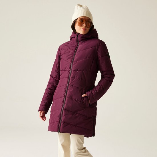 Blauwe Y.A.S. Gewatteerde jas YASIRIMA LS LONG DOWN COAT S. NOOS