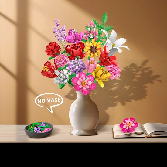 LEGO Botanicals Roze boeket - Bloemen decoratie bouwset 10342 bij Planet Happy LEGO Botanicals Roze boeket - Bloemen decoratie bouwset 10342 bij Planet Happy