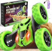 Boncy® Bestuurbare RC Auto Offroad - 360 Stunt Groen - Jongens Meisje Volwassenen - Speelgoed Binnen & Buiten - Afstandbestuurbaar Race Drift Car - Afstandsbestuurbaar Raceauto Accu - Stuntauto - Bestuurbaar Snel Elektrisch Autos Afstandsbediening