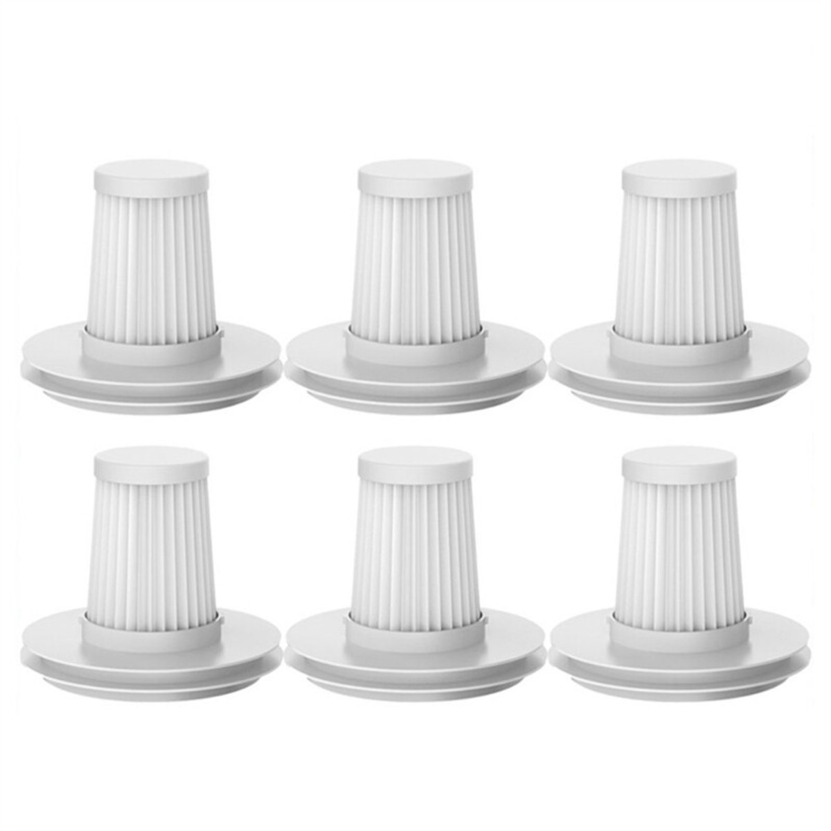 6-pack stofzuigeraccessoires filterelement stofzuigerfilter