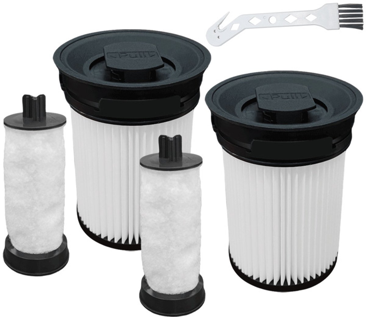Geschikt voor Miele Triflex HX1 Miele stofzuigeraccessoires HX-FSF filter