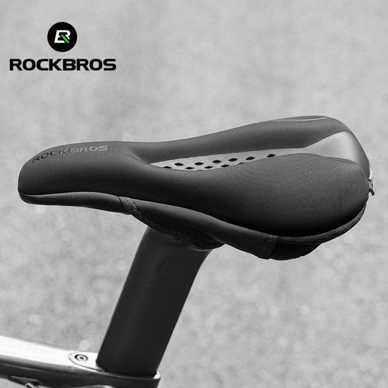 ROCKBROS selle de vélo confortable coussin de cyclisme Absorption des chocs résistant à l'usure selle de vélo en cuir PU coussin respirant  18