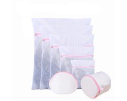 CHPN - Waszak - Waszakjes - Waszakken - Set van 7 - inclusief Waszakje voor Lingerie - Wasnetje - Kleding langer mooi houden - Handwas - Veilig wassen - Wasmachine - Wassen