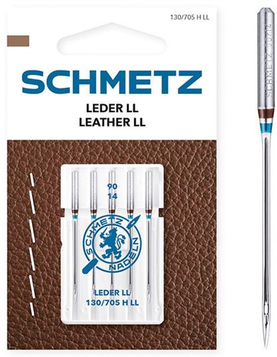 Naaimachinenaalden Schmetz Leer naalden 5 stuks 130/705 H LL  90/14
