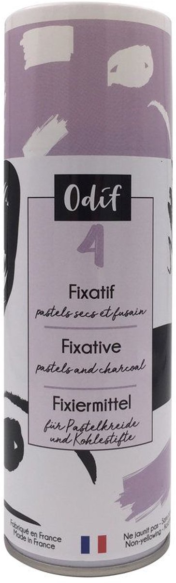 Odif 4 fixatief voor pastels en houtskool 400 ml