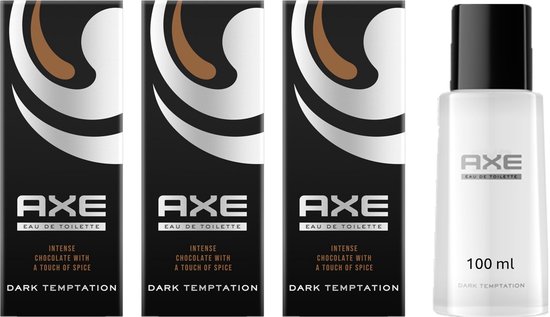 Axe Dark Temptation Eau de Toilette - Voordeelverpakking 3 x 100 ml