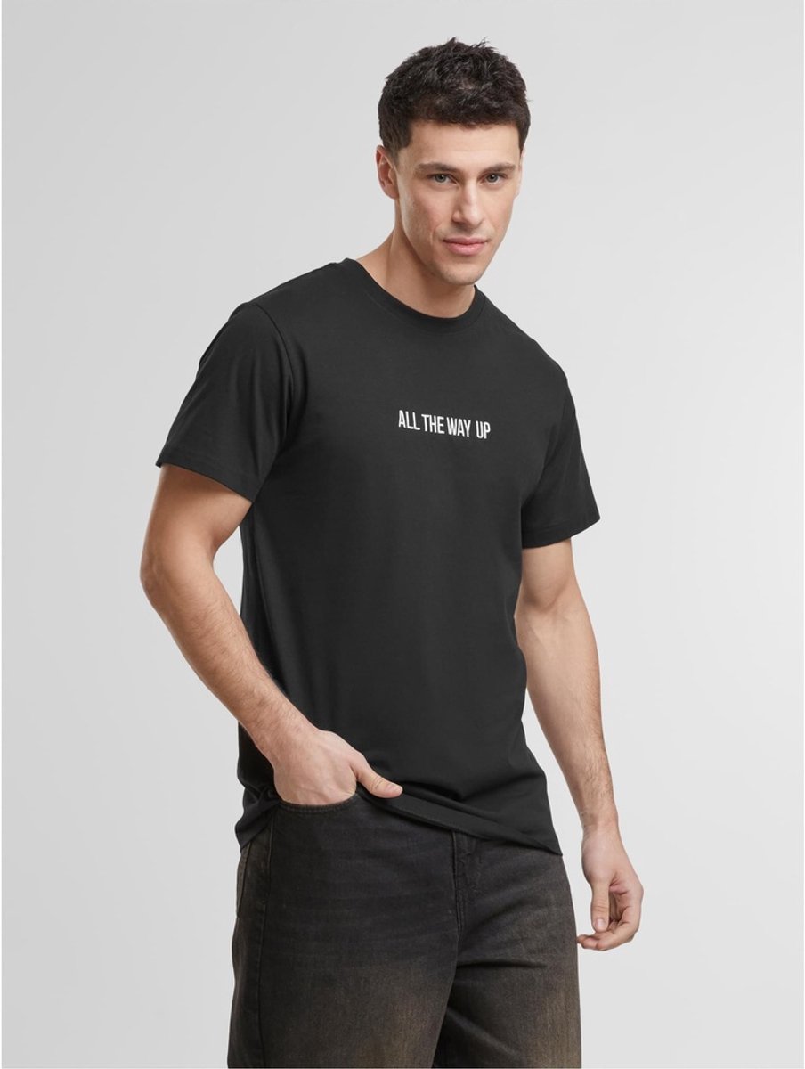 Mister Tee All The Way Up EMB Heren Tshirt XL Zwart