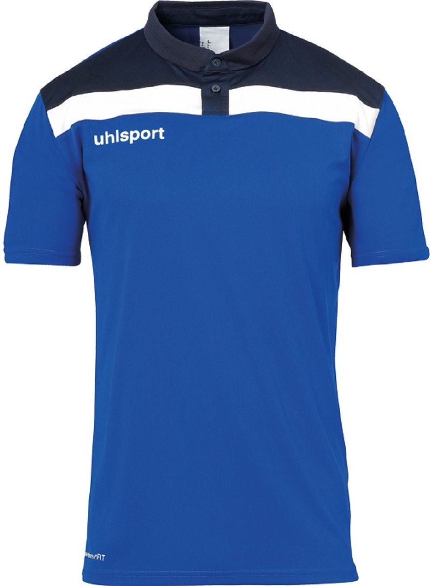 Uhlsport Offense 23 Polo Shirt Azuur Blauw-Marine-Wit Maat 3XL