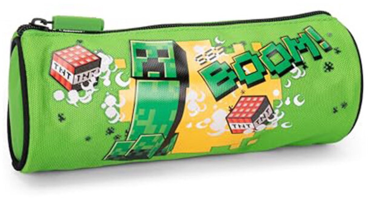 Minecraft Etui, Boom - Rond - 22 x 8 cm - Polyester