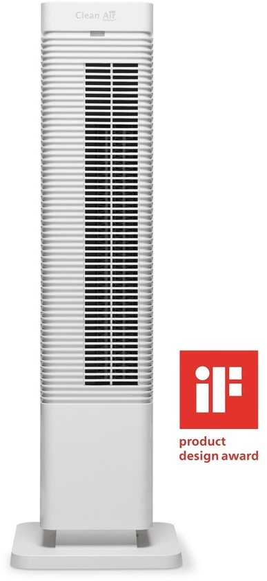Clean Air Optima® CA-904W - 2in1 Design Ventilator Elektrische Kachel - Verwarmen en Koelen - Stoffilter - Draaicirkel (oscillatie): 80º - Digitale thermostaat instelbaar 15-35°C