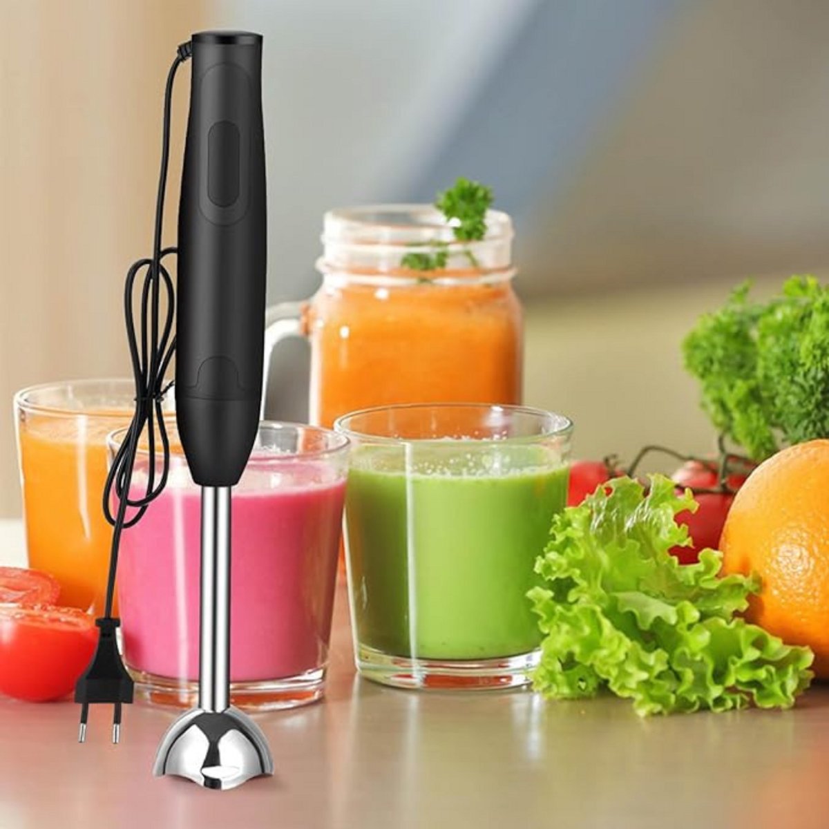 SCH® Mixer staafmixer - Mixer - Mixer handmixer - Zilver - 1cm x 1cm x 1cm