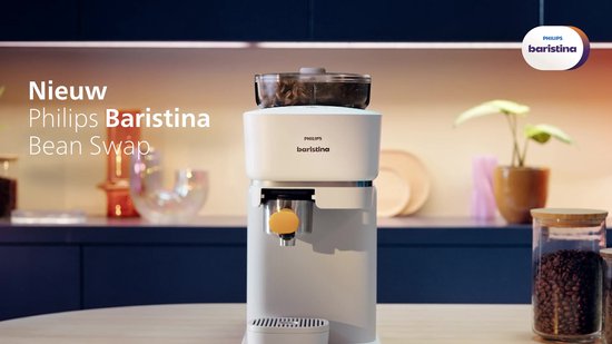 Philips Baristina met Bean swap - BAR320/60 - Espressomachine - Pistonmachine - Zwart