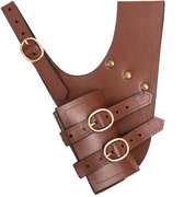 Kevrnabxi Medieval zwaard riem taille mantel schede kikker